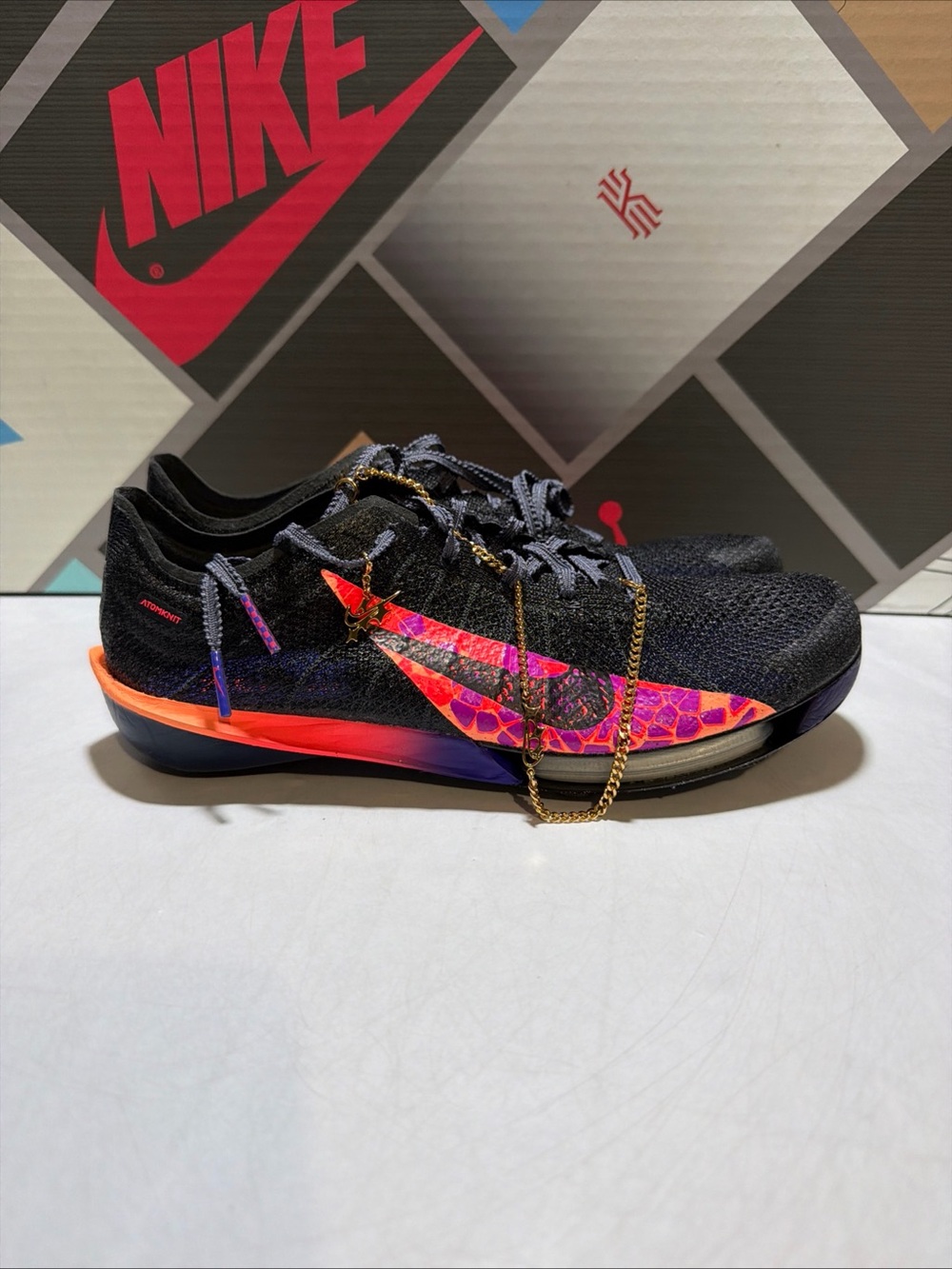 Nike Air Zoom Victory 2 Glam Track & Field Spikes Racing Distance Men’s size 8.5